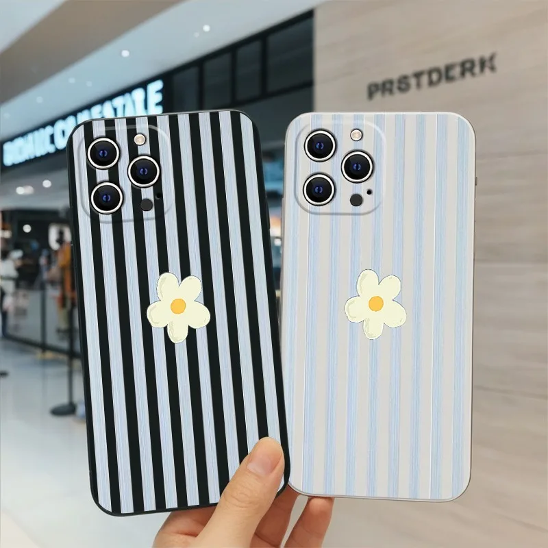เคสโทรศัพท์ลายดอกไม้และลายทางส - Apple Iphone 15 Pro Max บทวิจารณ์และราคา
