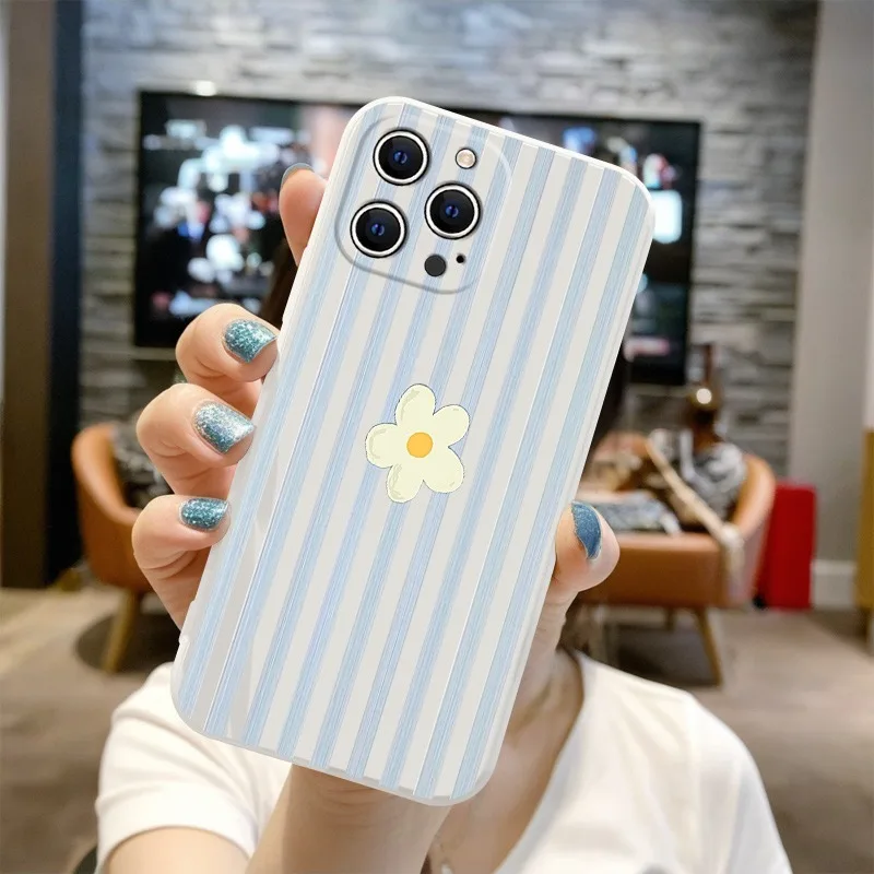เคสโทรศัพท์ลายดอกไม้และลายทางส - Apple Iphone 15 Pro Max บทวิจารณ์และราคา